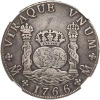 Mexico. 8 Reales, 1766-Mo MF NGC VF