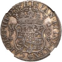 Mexico. 8 Reales, 1767-Mo MF VF35 - 2