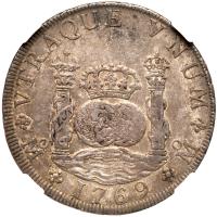 Mexico. 8 Reales, 1769-Mo MF NGC AU53