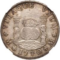 Mexico. 8 Reales, 1770-Mo FM NGC EF40