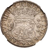 Mexico. 8 Reales, 1770-Mo FM NGC EF40 - 2