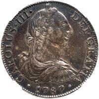 Mexico. 8 Reales, 1787-Mo FM NGC AU53