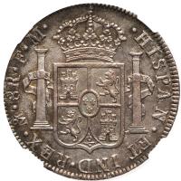 Mexico. 8 Reales, 1789-Mo FM NGC About Unc - 2