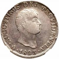 Mexico. 8 Reales, 1823-Mo JM NGC EF