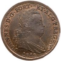 Portugal. 40 Reis, 1812 PCGS MS63 BR