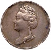 Russia. Silver Medal, 1782 NGC AU55