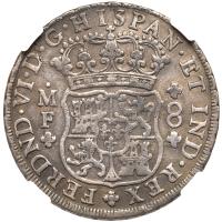 Mexico. 8 Reales, 1753-Mo MF NGC EF - 2