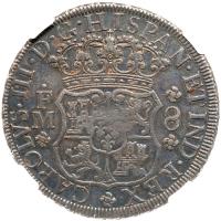 Mexico. 8 Reales, 1771-Mo FM NGC VF - 2