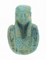 Pharaonic, Blue Faience Amulet, Egyptian, 1st Millennium B.C. in Very Fine Condition