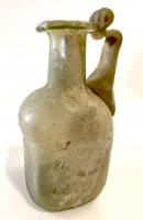 Roman Glass: Four-Sided Opaque Glass Jug ca. 2nd Century A.D.