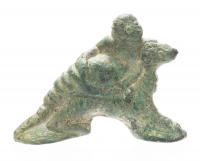 Roman Bronze Figure of Helle Riding Atop a Sea Creature ca. 2nd. Century A.D.