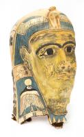 Excellent Egyptian Casque in Cartonnage, 3rd Century B.C. to 1st Century B.C.