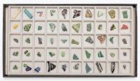 Fifty (50) Piece Collection of Egyptian and Phoenician Mosaic Floral Glass Fragments, 1st Century B.C to 1st Century A.D.