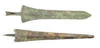 Two (2) Impressive, Large Ancient Luristan Spears ca. 1000 B.C.