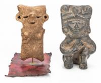 Five (5) Pre-Columbian Pieces Including Cuchimilco and Chancay from Peru and Two from Ecuador - 2