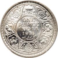 India-British. Rupee, 1918(b) - 2