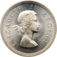 South Africa. 5 Shillings, 1953