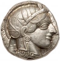 Athens. AR Tetradrachm. Circa 454-404 BC (24mm, 17.16g, 8h)