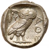 Athens. AR Tetradrachm. Circa 454-404 BC. (22.5mm, 17.18g, 11h) - 2