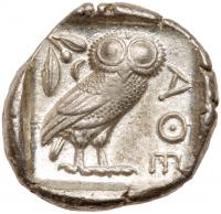 Athens. AR Tetradrachm. Circa 454-404 BC. (24.2mm, 17.18g, 7h) Superb EF - 2