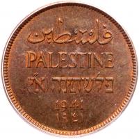 Palestine. Mil, 1941 PCGS MS64 BR