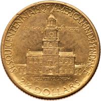 1926 Sesquicentennial Gold $2.50 EF40 - 2