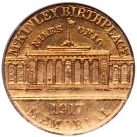 1917 McKinley Gold $1 PCGS AU55 - 2