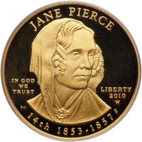 $10.00-W Jan Pierce Gold Â½ ozt PCGS PF70 DC