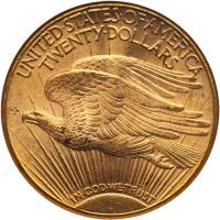 1909-S $20 St. Gaudens NGC MS63 - 2