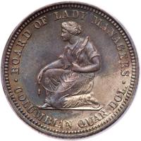 1893 Isabella Quarter Dollar - 2