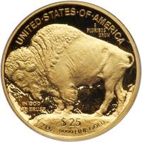 2008-W American Buffalo $25 Gold Coin PCGS PF69 DC - 2