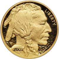 2009-W American Buffalo $50 Gold Coin PCGS PF69 DC