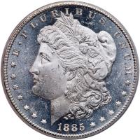 1885-CC Morgan $1 PCGS MS63 DMPL