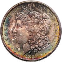 1881-S Morgan $1 PCGS MS65