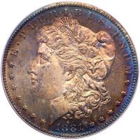 1881-CC Morgan $1 PCGS MS64 PL