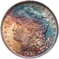 1885-O Morgan $1 PCGS MS64