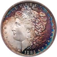 1885 Morgan $1 PCGS MS64