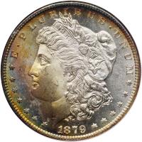 1879-S Morgan $1. Rev of 1879 NGC MS64