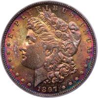 1897 Morgan $1 PCGS MS65