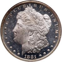 1881-CC Morgan $1 NGC MS63