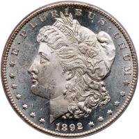 1892-CC Morgan $1 PCGS MS62 PL