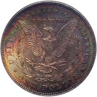 1878 Morgan $1. Strongly Dbld Tail Feathers NGC MS63 - 2