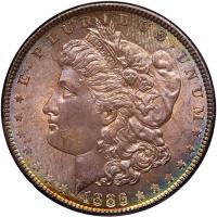 1886 Morgan $1 NGC MS65