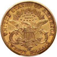 1883-CC $20 Liberty PCGS AU53 - 2