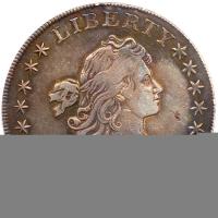 1801 Bust $1 ANACS VF35 Details