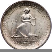 1936-D Cincinnati Music Center Half Dollar - 2