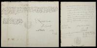 Cromwell, Oliver: Signed Partial Manuscript as 'Oliver P' Dated August 12, 1657, Rare