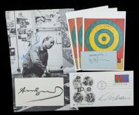 Andy Warhol, Robert Indiana and Jasper Johns: Boldly Signed and Flawless Signatures all Three Influencers of the Pop-Art Movemen