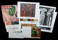 Artists: Ten Individual Signed Works Lifted From Gallery Catalogs, All Perfect for Framing and Display, Chagall, Rosenquist, Dea