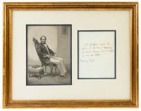 Longfellow, Henry Wadsworth; Autographed Note Written